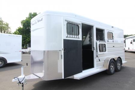 New 2027 Trails West Sierra II 2H Comfort PKG - Lined & Insulated - Large Tack Room - Escape Door