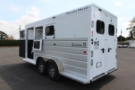 New 2027 Trails West Sierra II 2H Comfort PKG - Lined & Insulated - Large Tack Room - Escape Door