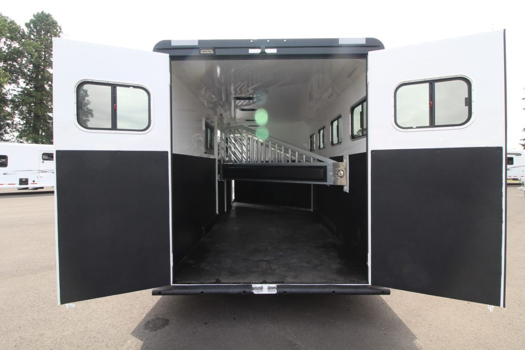 New 2027 Trails West Sierra II Extra Tall 4 Horse Trailer - Escape Door - Stud Divider