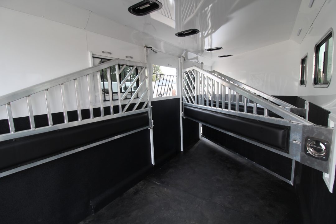 New 2027 Trails West Sierra II Extra Tall 4 Horse Trailer - Escape Door - Stud Divider