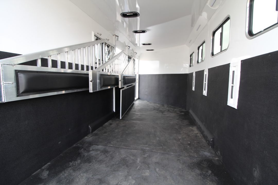 New 2027 Trails West Sierra II Extra Tall 4 Horse Trailer - Escape Door - Stud Divider