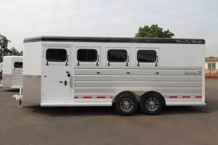 New 2027 Trails West Sierra II Extra Tall 4 Horse Trailer - Escape Door - Stud Divider