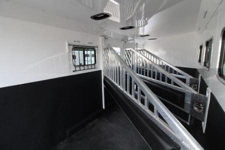 New 2027 Trails West Sierra II Extra Tall 4 Horse Trailer - Escape Door - Stud Divider