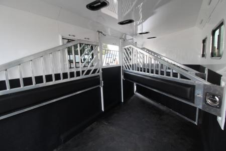 New 2027 Trails West Sierra II Extra Tall 4 Horse Trailer - Escape Door - Stud Divider