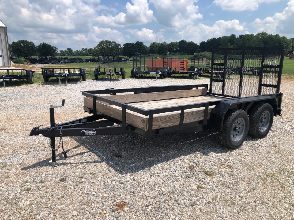Used 2025 Stag 76X12 TANDEM 7K UTILITY W / RAMP GATE