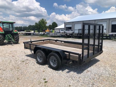 Used 2025 Stag 76X12 TANDEM 7K UTILITY W / RAMP GATE