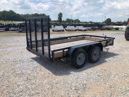 Used 2025 Stag 76X12 TANDEM 7K UTILITY W / RAMP GATE