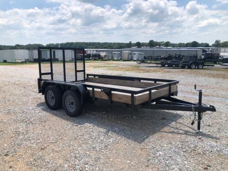 Used 2025 Stag 76X12 TANDEM 7K UTILITY W / RAMP GATE