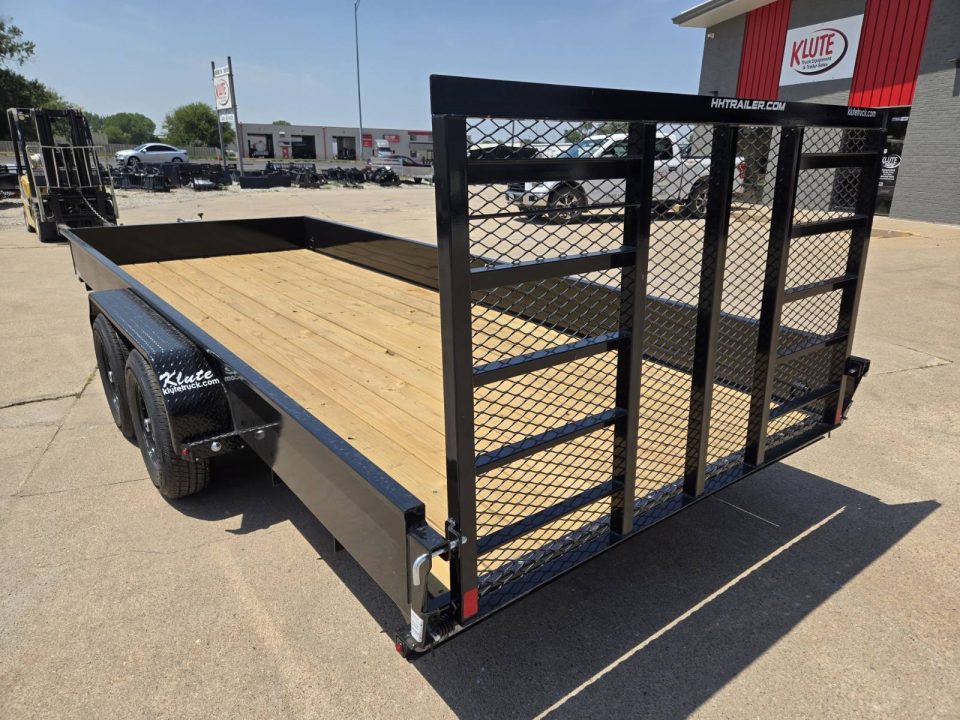 New 2026 H&H Trailers 82x18 Solid Side 10K Utility Trailer