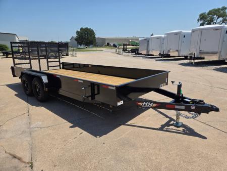 New 2026 H&H Trailers 82x18 Solid Side 10K Utility Trailer