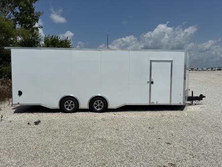 New 2026 Cargo Express 8.5X24 V-NOSE FLAT TOP RACE 10K Car Hauler