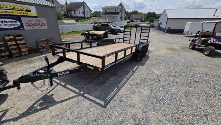 New 2026 Cam Superline 7X18TA Utility Trailer