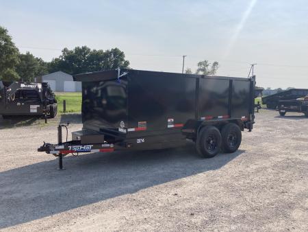 New 2026 Top Hat 7x14' Dump Trailer - 4' Sides