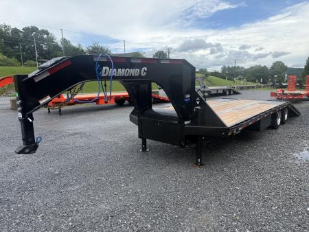 New 2026 Diamond C FMAX 212 GOOSENECK TRAILER ** ABS BRAKES**HYDRO JACKS & DOVE SOLAR CHARGER 17.5 ALUMINUM OUTER RIMS