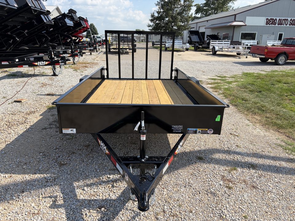 New 2026 H&H Trailers 76x12 Solid Side Steel Utility
