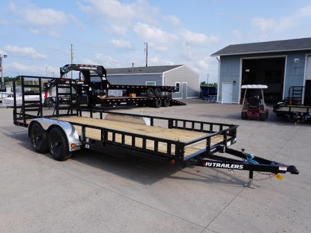New 2027 PJ Trailers UL 83''x18ft Utility Trailer