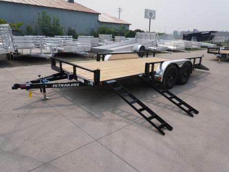 New 2027 PJ Trailers UL 83''x16ft Utility Trailer