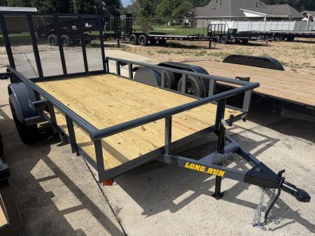 New 2026 Long Run Trailers 76"x12' Pipetop Utility Trailer