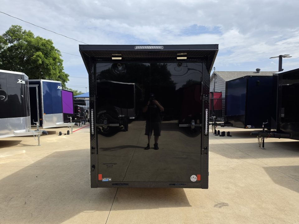 New 2026 New 6x12 SA Screwless Enclosed Trailer | Blackout | Spoiler Package | .08 Polycor | Dexter Axle | 1176