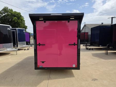 New 2026 New 6x12 SA Screwless Vending Enclosed Trailer | Blackout | Spoiler Package | .08 Polycor | Dexter Axle | 1177