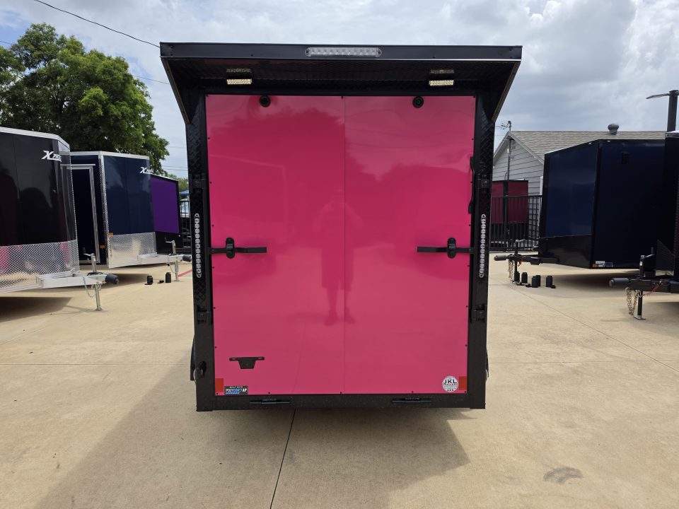 New 2027 New 6x12 TA Screwless Enclosed Vending Trailer | Blackout | Spoiler Package | .08 Polycor | California | 1179