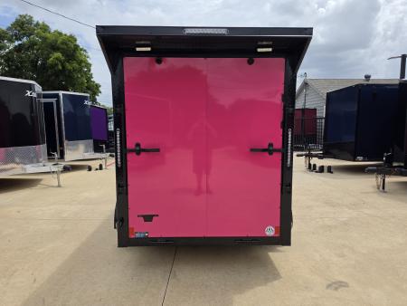 New 2027 New 6x12 TA Screwless Enclosed Vending Trailer | Blackout | Spoiler Package | .08 Polycor | California | 1179