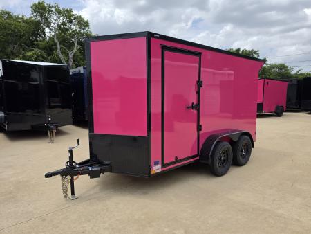 New 2027 New 6x12 TA Screwless Enclosed Vending Trailer | Blackout | Spoiler Package | .08 Polycor | California | 1179