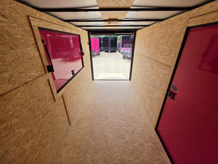 New 2027 New 6x12 TA Screwless Enclosed Vending Trailer | Blackout | Spoiler Package | .08 Polycor | California | 1179