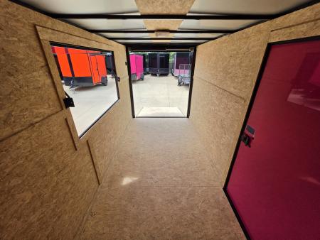 New 2027 New 6x12 TA Screwless Enclosed Vending Trailer | Blackout | Spoiler Package | .08 Polycor | California | 1179