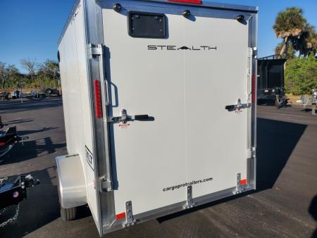 New 2027 ALCOM 6X10 SA 2990 LB GVWR ALUMINUM Cargo / Enclosed Trailer WITH 6'4" INTERIOR HEIGHT, REAR RAMP DOOR, SCREWLESS EXTERIOR, 1 PIECE ALUMINUM ROOF