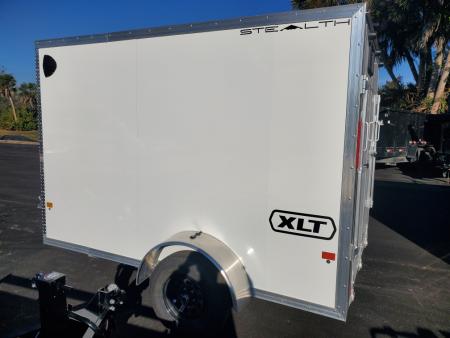 New 2027 ALCOM 6X10 SA 2990 LB GVWR ALUMINUM Cargo / Enclosed Trailer WITH 6'4" INTERIOR HEIGHT, REAR RAMP DOOR, SCREWLESS EXTERIOR, 1 PIECE ALUMINUM ROOF
