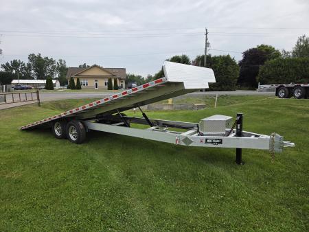 New 2027 24' Aluminum Power Tilt Equipment Trailer | ML Trailers