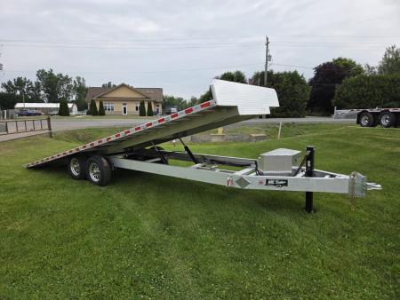New 2027 24' Aluminum Power Tilt Equipment Trailer | ML Trailers