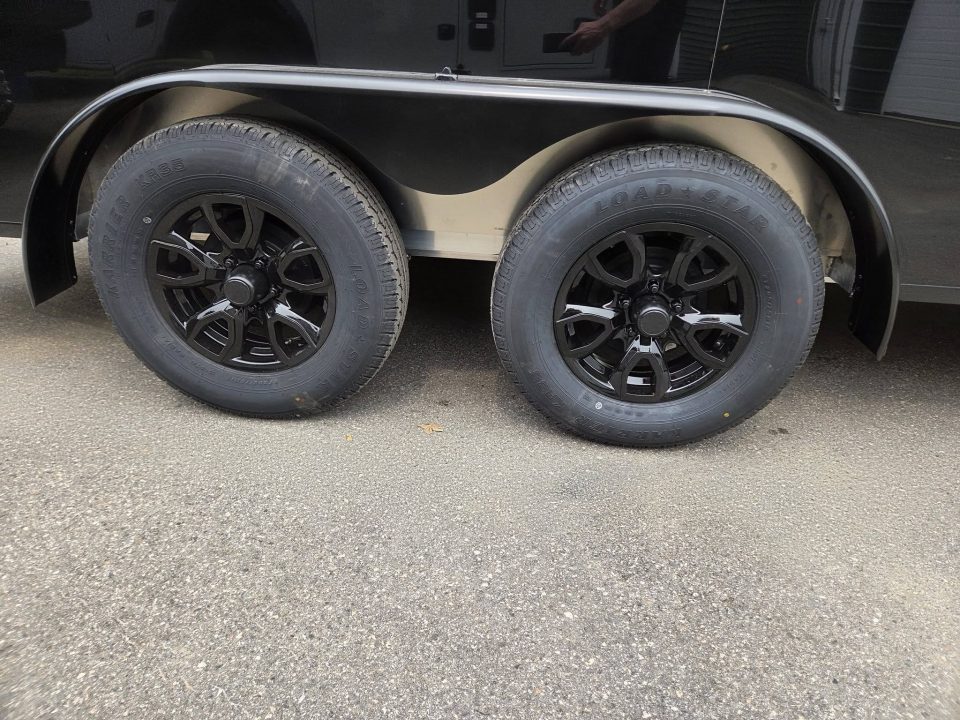 New 2027 Nitro 7.5x16 black out aluminum cargo trailer with torsion axles Cargo / Enclosed Trailer