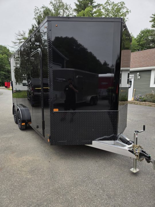 New 2027 Nitro 7.5x16 black out aluminum cargo trailer with torsion axles Cargo / Enclosed Trailer