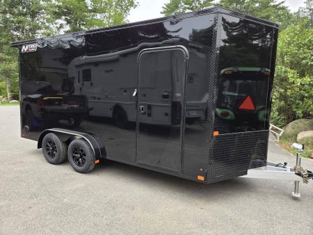 New 2027 Nitro 7.5x16 black out aluminum cargo trailer with torsion axles Cargo / Enclosed Trailer