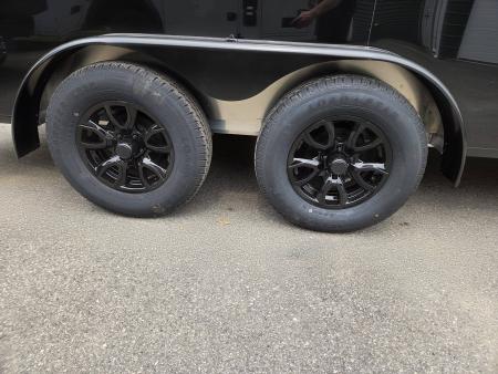 New 2027 Nitro 7.5x16 black out aluminum cargo trailer with torsion axles Cargo / Enclosed Trailer