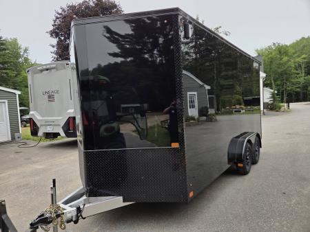 New 2027 Nitro 7.5x16 black out aluminum cargo trailer with torsion axles Cargo / Enclosed Trailer