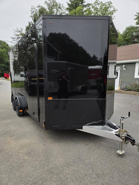 New 2027 Nitro 7.5x16 black out aluminum cargo trailer with torsion axles Cargo / Enclosed Trailer