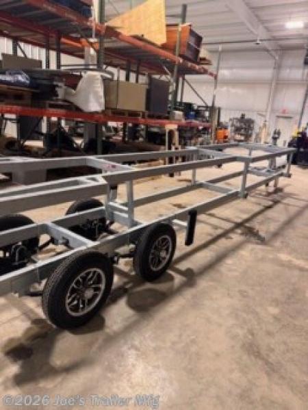 New 2026 Genesis Trailers PC22 4900 GVWR Pontoon Boat Trailer