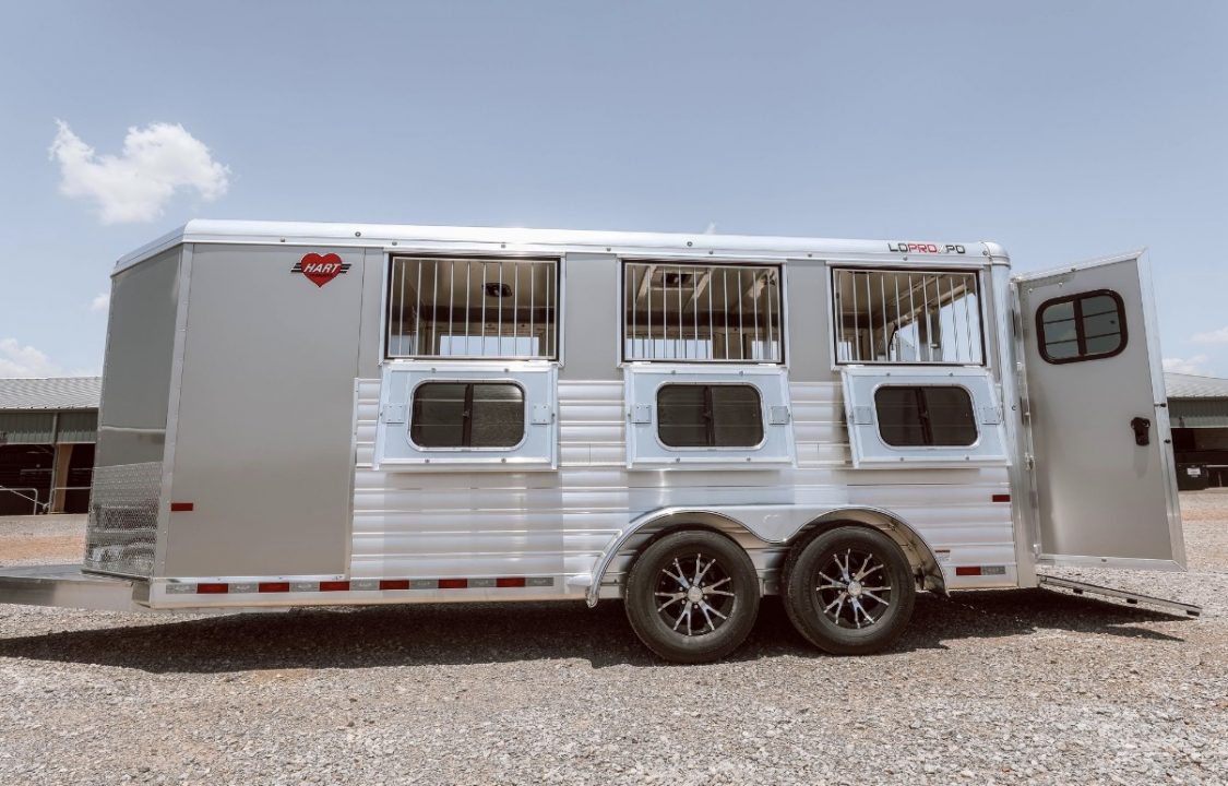 New 2026 Hart Trailer LOW PRO EXPO 6 PEN Stock / Stock Combo Trailer