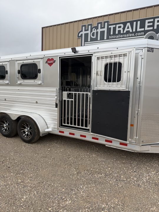 New 2026 Hart Trailer LOW PRO EXPO 6 PEN Stock / Stock Combo Trailer