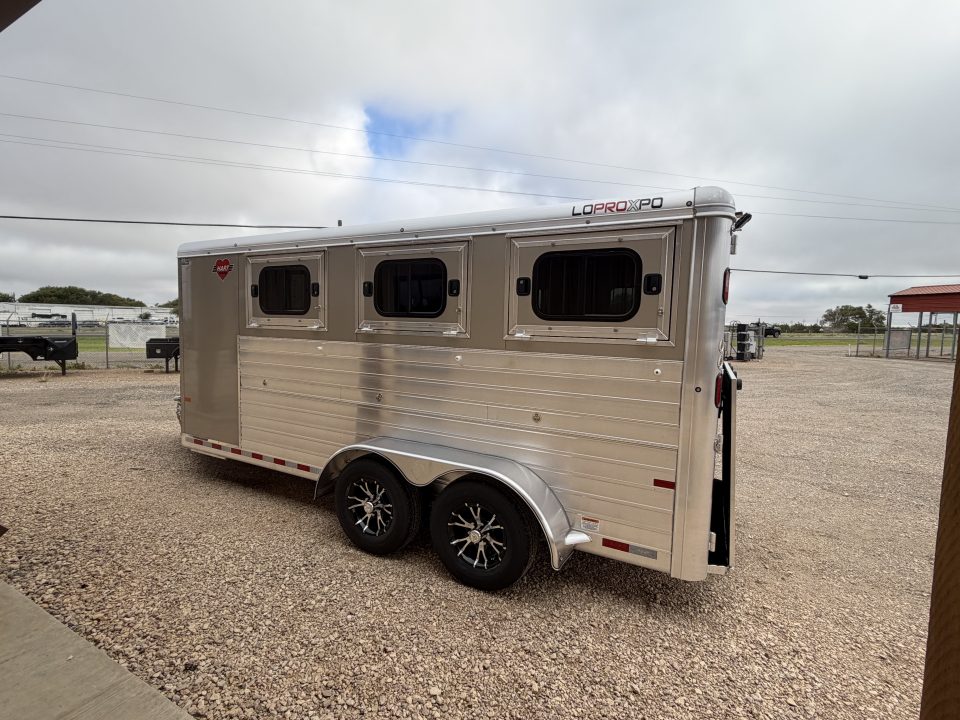 New 2026 Hart Trailer LOW PRO EXPO 6 PEN Stock / Stock Combo Trailer
