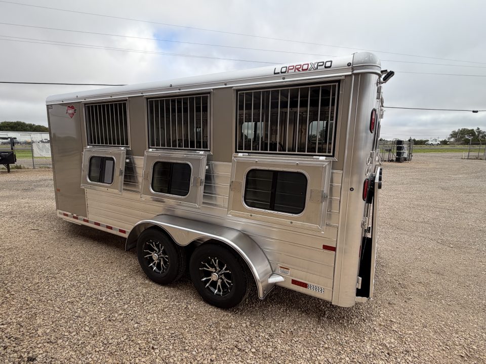 New 2026 Hart Trailer LOW PRO EXPO 6 PEN Stock / Stock Combo Trailer