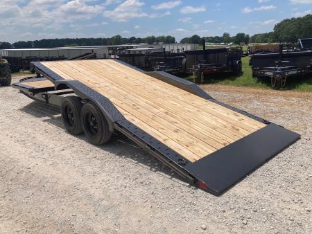 New 2026 Diamond C Trailers 102X24 TANDEM 18K W/ 6' STATIONARY DECK, 18' GRAVITY/POWER TILT DECK, DRIVE OVER FENDERS & HYDROJACK Tilt Trailer