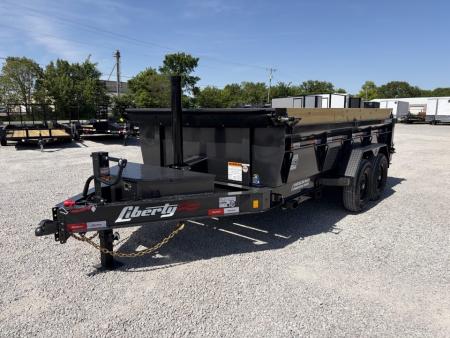 New 2026 Liberty LD14K83X14B8TSFT (83  X 14') 15.4K Telescopic Dump Trailer