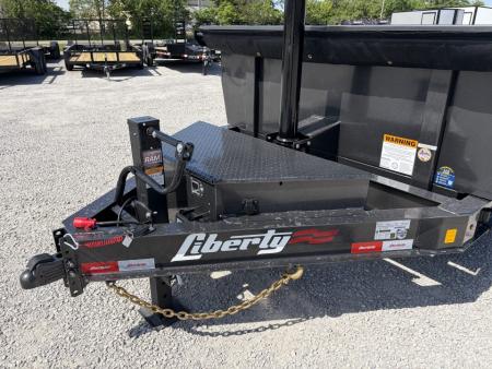 New 2026 Liberty LD14K83X14B8TSFT (83" X 14') 15.4K Telescopic Dump Trailer
