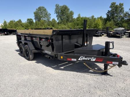 New 2026 Liberty LD14K83X14B8TSFT (83" X 14') 15.4K Telescopic Dump Trailer