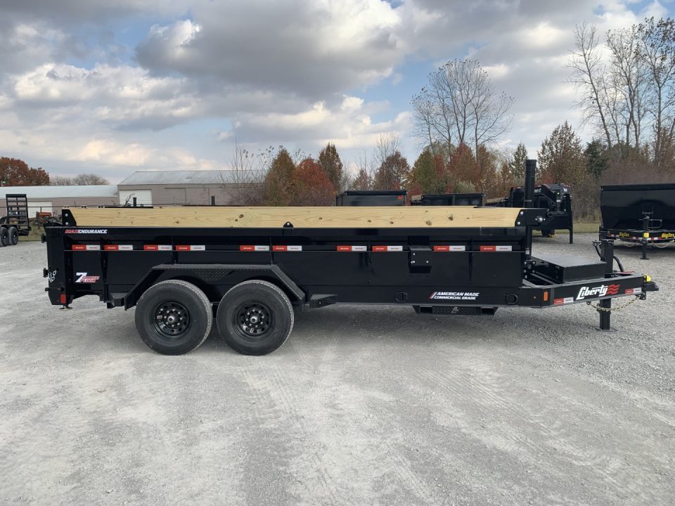 New 2026 Liberty LD14K83X16B8TS (83" X 16') 15.4K Telescopic Dump Trailer