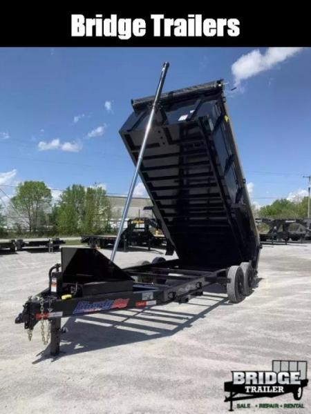 New 2026 Liberty LD16K83X16B8TSHST (83" x 16') 17.5K Telescopic High Side Dump Trailer